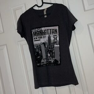 Vintage style  NYC City Manhattan Graphic T shirt Sz XL